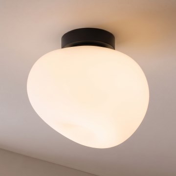 BRILAGI - Griestu gaismeklis PEBBLES 1xE27/40W/230V Ø 30 cm melns