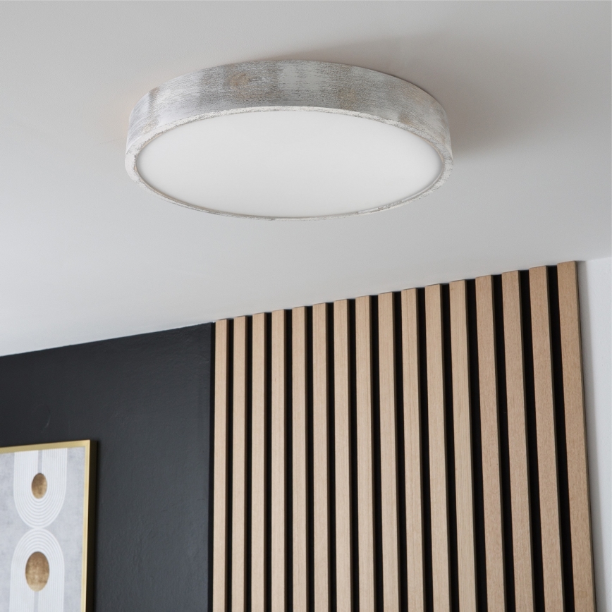 Brilagi - Griestu gaismeklis PINO 3xE27/15W/230V priede/sudraba Ø 47,5 cm