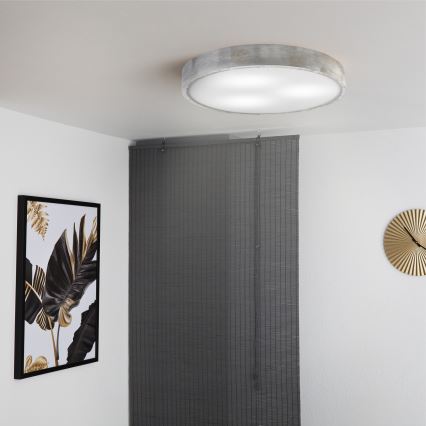 Brilagi - Griestu gaismeklis PINO 3xE27/15W/230V priede/sudraba Ø 47,5 cm