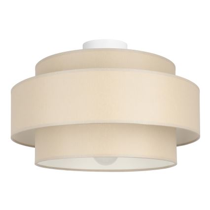Brilagi - Griestu gaismeklis RESNA 1xE27/60W/230V Ø 40 cm bēšs