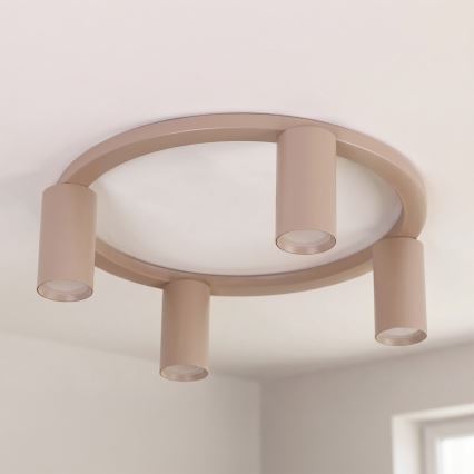 BRILAGI - Griestu gaismeklis SELE 4xGU10/30W/230V bēšā krāsā