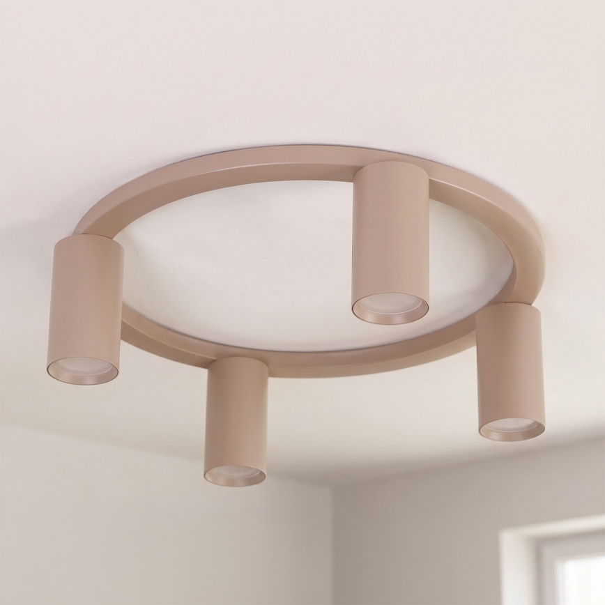 BRILAGI - Griestu gaismeklis SELE 4xGU10/30W/230V bēšā krāsā