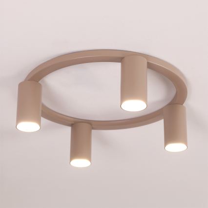 BRILAGI - Griestu gaismeklis SELE 4xGU10/30W/230V bēšā krāsā