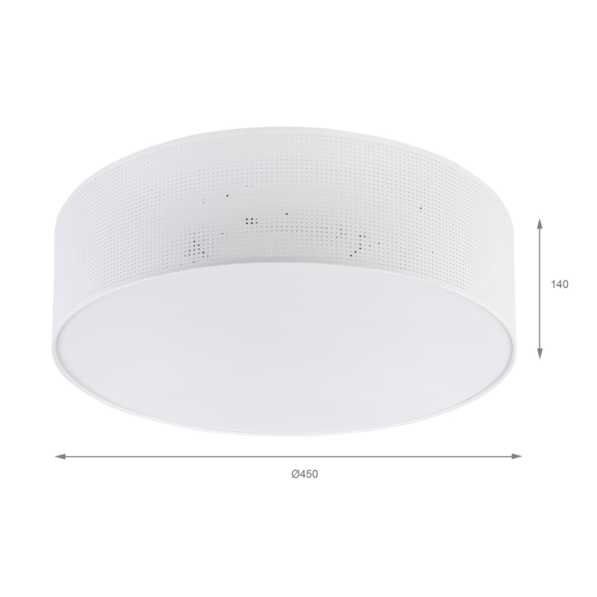 BRILAGI - Griestu gaismeklis SIRIJA MODERN 4xE27/60W/230V Ø 45 cm balta