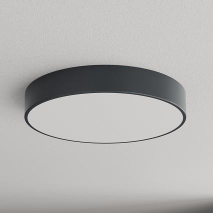 BRILAGI - Griestu gaismeklis vannas istabai ar kustības un krēslas sensoru CLARE 4xE27/24W/230V Ø 50 cm antracīts IP54