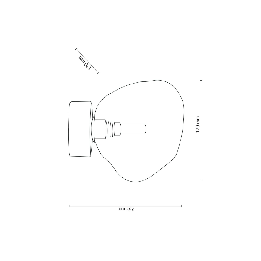 Brilagi - griestu gaismeklis VULCANO 1xG9/8W/230V, bēšs/dūmainais bēšs