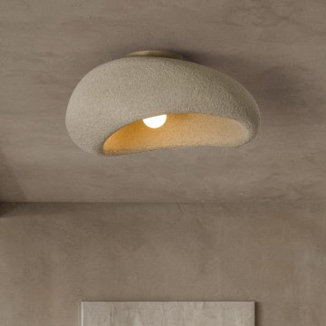 BRILAGI - Griestu gaismeklis WABI SABI 1xE27/60W/230V Ø 50 cm bēšs
