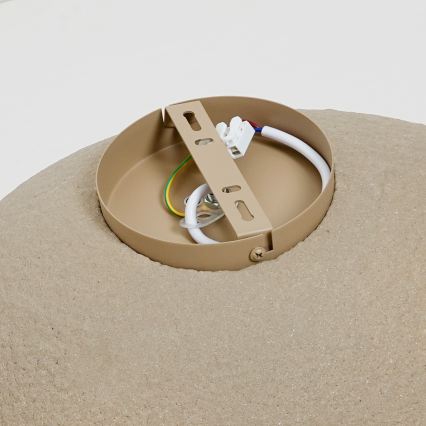 BRILAGI - Griestu gaismeklis WABI SABI 1xE27/60W/230V Ø 50 cm bēšs