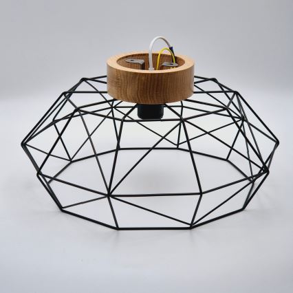 Brilagi - Griestu lampa WOODY BASKET 1xE27/60W/230V Ø 40 cm, ozola apdare