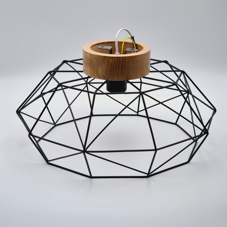 Brilagi - Griestu lampa WOODY BASKET 1xE27/60W/230V Ø 40 cm, ozola apdare