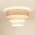 Brilagi - Griestu lampa ALASKA LUNETA 1xE27/15W/230V d. 45 cm pelēka/krēmkrāsa