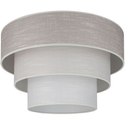 Brilagi - Griestu lampa ALASKA LUNETA 1xE27/15W/230V d. 45 cm pelēka/krēmkrāsa