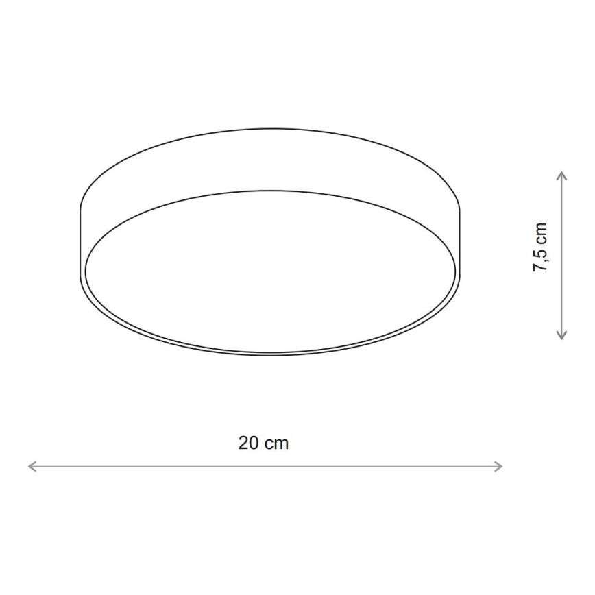 Brilagi - Griestu lampa ar sensoru CLARE 1xE27/40W/230V d. 20 cm bēša