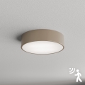 Brilagi - Griestu lampa ar sensoru CLARE 2xE27/40W/230V d. 30 cm bēša