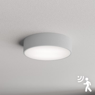 Brilagi - Griestu lampa ar sensoru CLARE 2xE27/40W/230V d. 30 cm pelēka