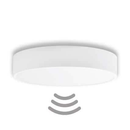 Brilagi - Griestu lampa ar sensoru CLARE 3xE27/40W/230V d. 40 cm balta