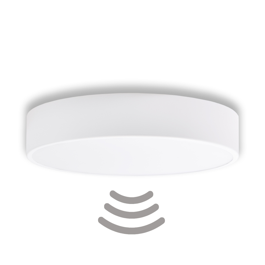 Brilagi - Griestu lampa ar sensoru CLARE 3xE27/40W/230V d. 40 cm balta