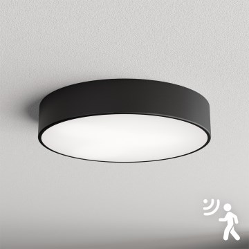 Brilagi - Griestu lampa ar sensoru CLARE 3xE27/40W/230V d. 40 cm melna