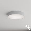 Brilagi - Griestu lampa ar sensoru CLARE 3xE27/40W/230V d. 40 cm pelēka