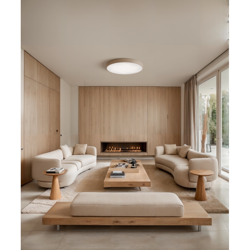 Brilagi - Griestu lampa ar sensoru CLARE 5xE27/40W/230V d. 60 cm bēša