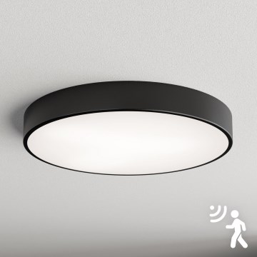 Brilagi - Griestu lampa ar sensoru CLARE 5xE27/40W/230V Ø 60 cm melna