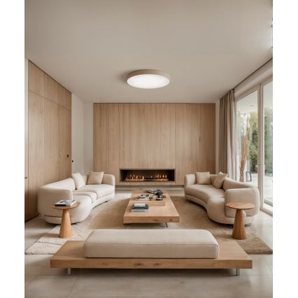 Brilagi - Griestu lampa ar sensoru CLARE 6xE27/40W/230V d. 80 cm bēša