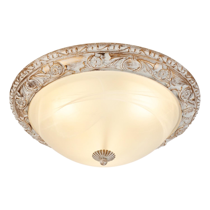 Brilagi - Griestu lampa ARIADNA 3xE27/60W/230V zelta/krēmkrāsa/patina
