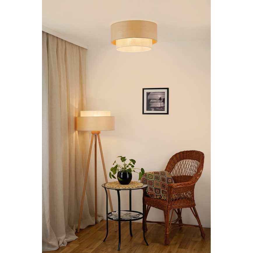 Brilagi - Griestu lampa ARIZONA BOHO 1xE27/15W/230V d. 45 cm bēša