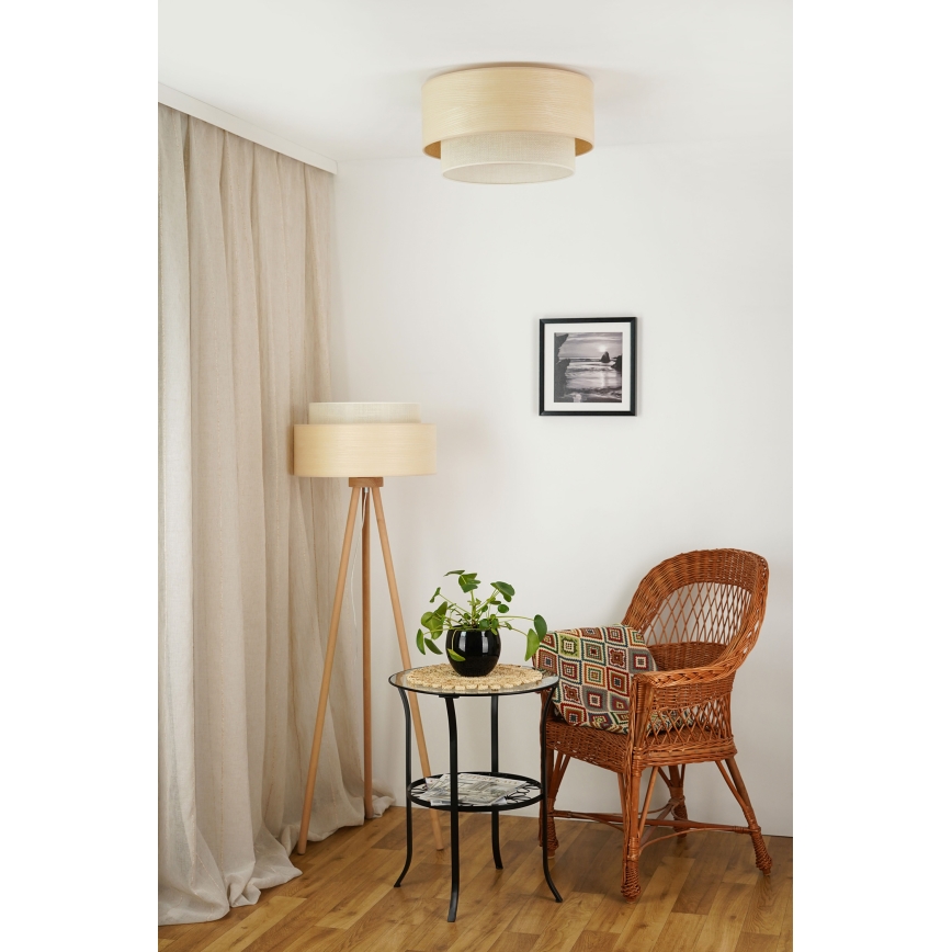 Brilagi - Griestu lampa ARIZONA BOHO 1xE27/15W/230V d. 45 cm bēša