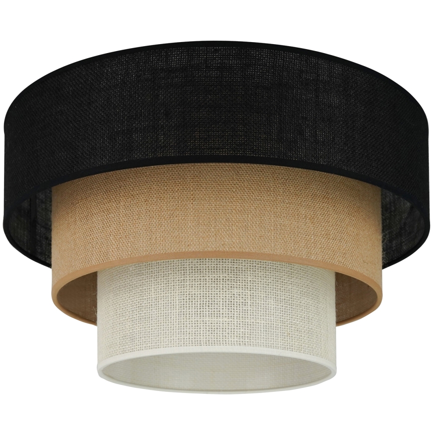 Brilagi - Griestu lampa ASPEN LUNETA 1xE27/15W/230V d. 45 cm melna/bēša/krēmkrāsa