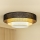 Brilagi - Griestu lampa ASPEN LUNETA LED/12W/230V d. 60 cm 3000K/4000K/6400K melna/bēša/krēmkrāsa