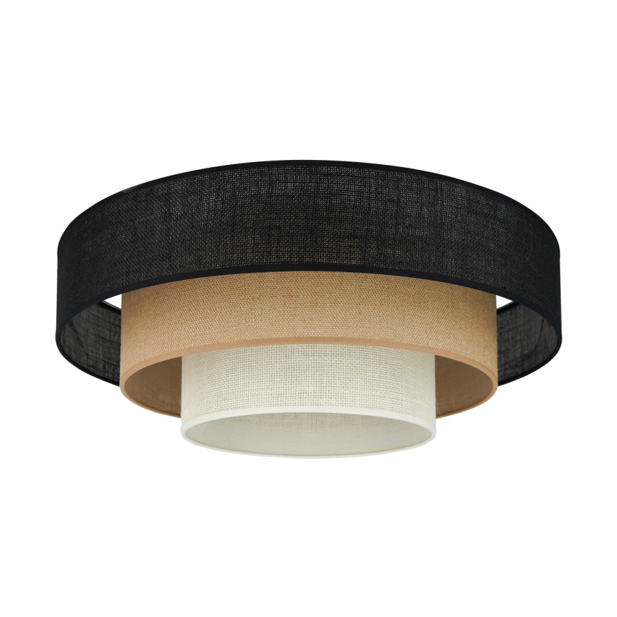 Brilagi - Griestu lampa ASPEN LUNETA LED/12W/230V d. 60 cm 3000K/4000K/6400K melna/bēša/krēmkrāsa