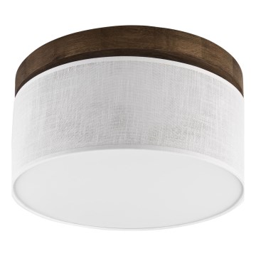 Brilagi - Griestu lampa BELLADONNA 1xE27/15W/230V d. 30 cm balta/ozols
