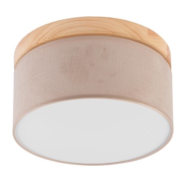 Brilagi - Griestu lampa BELLADONNA 1xE27/15W/230V d. 30 cm bēša/priede