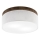 Brilagi - Griestu lampa BELLADONNA 2xE27/15W/230V d. 40 cm balta/ozols