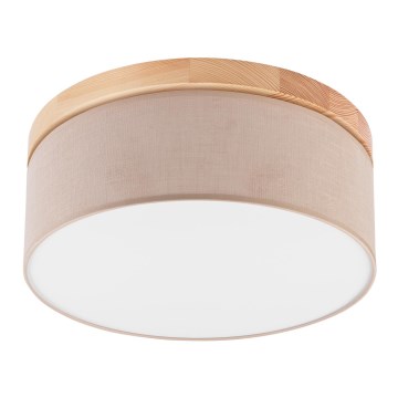 Brilagi - Griestu lampa BELLADONNA 2xE27/15W/230V d. 40 cm bēša/priede