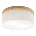 Brilagi - Griestu lampa BELLADONNA 2xE27/15W/230V d. 40 cm krēmkrāsa/ozols