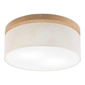 Brilagi - Griestu lampa BELLADONNA 2xE27/15W/230V d. 40 cm krēmkrāsa/ozols