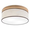 Brilagi - Griestu lampa BELLADONNA 2xE27/15W/230V d. 40 cm krēmkrāsa/ozols