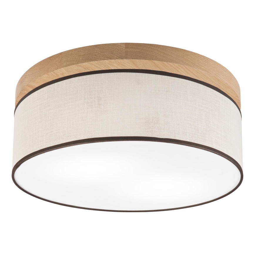 Brilagi - Griestu lampa BELLADONNA 2xE27/15W/230V d. 40 cm krēmkrāsa/ozols
