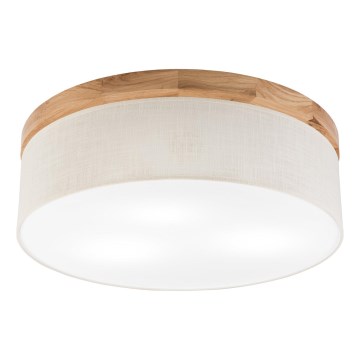 Brilagi - Griestu lampa BELLADONNA 3xE27/15W/230V d. 50 cm krēmkrāsa/ozols