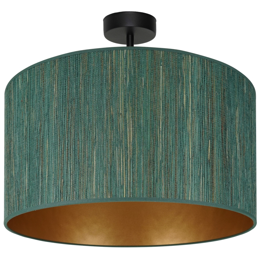 Brilagi - Piestiprināms lustra BOSTON ROLLER 1xE27/15W/230V diametrs 45 cm salmu zaļa/zelta krāsa