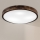 Brilagi - Griestu lampa CARVALHO SLIM SMOKEY 3xE27/60W/230V ozolkoka Ø 47,5 cm