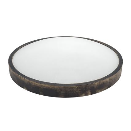 Brilagi - Griestu lampa CARVALHO SLIM SMOKEY 3xE27/60W/230V ozolkoka Ø 47,5 cm