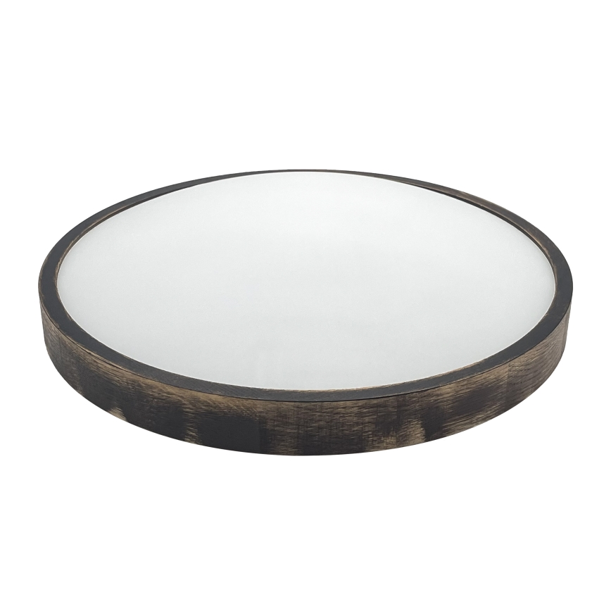 Brilagi - Griestu lampa CARVALHO SLIM SMOKEY 3xE27/60W/230V ozolkoka Ø 47,5 cm