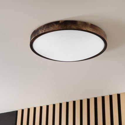Brilagi - Griestu lampa CARVALHO SMOKEY 3xE27/60W/230V ozola Ø 47,5 cm