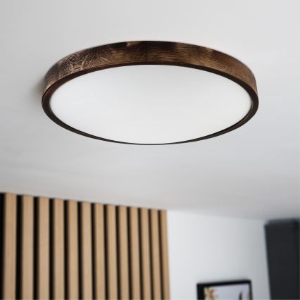 Brilagi - Griestu lampa CARVALHO SMOKEY 3xE27/60W/230V ozola Ø 47,5 cm
