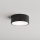 Brilagi - Griestu lampa CLARE 1xE27/24W/230V Ø 20 cm melna