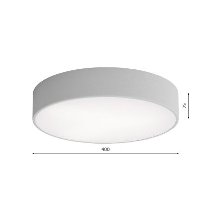 Brilagi - Griestu lampa CLARE 3xE27/24W/230V d. 40 cm pelēka
