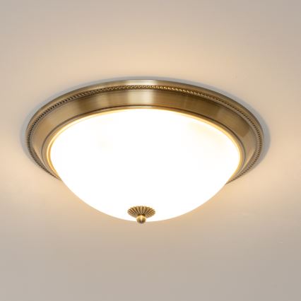Brilagi - Griestu lampa CLASSIC 3xE27/60W/230V bronza